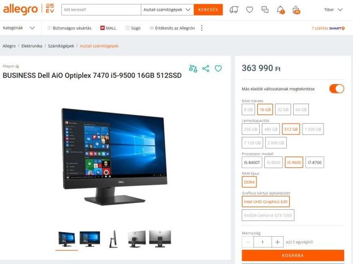 Dell Optiplex 7470 AiO - 3. kép