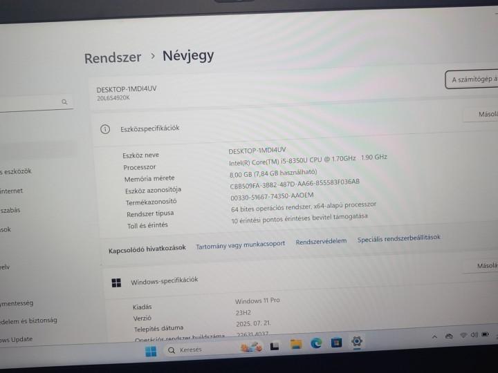 Lenovo Thinkpad T480 - 3. kép