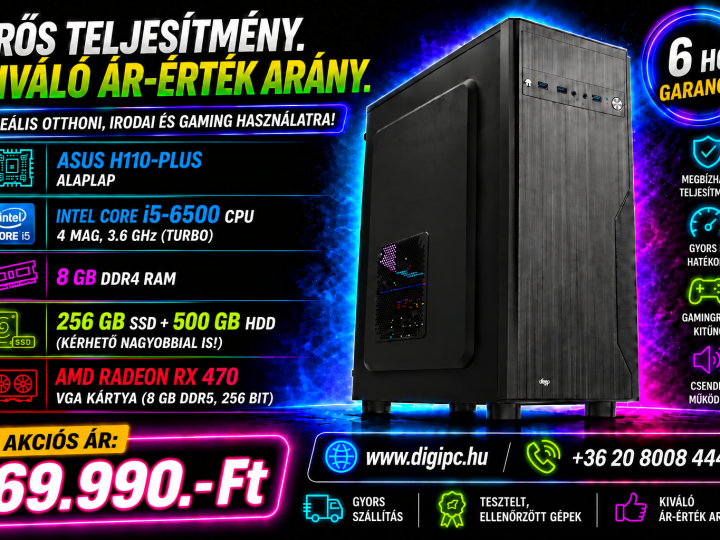 ÚJ Core i5 GAMER PC