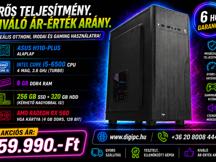 ÚJ Core i5 GAMER PC