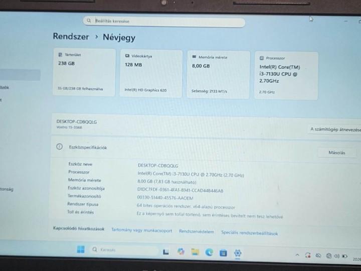 Dell Vostro 15  3568 - 2. kép
